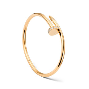 Bracelete Inspiração Cartier Ponta Cravejada